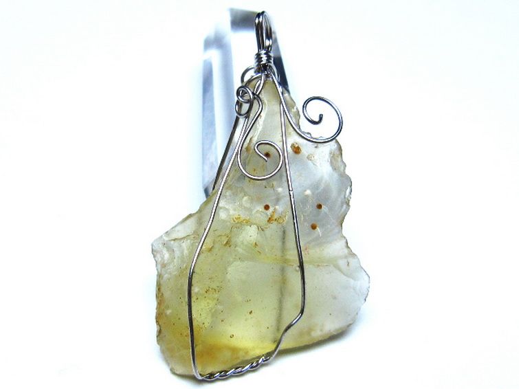 リビアングラス ペンダント [t298-787] 3枚目