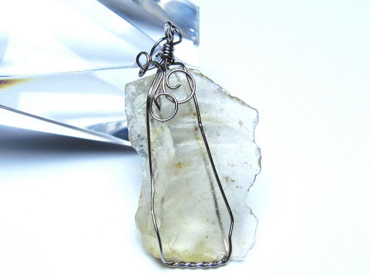 リビアングラス ペンダント [t298-788] 2枚目