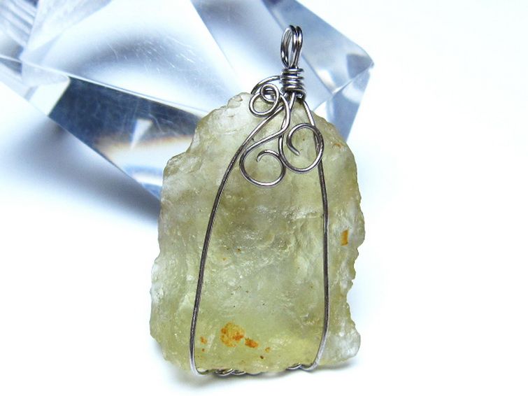 リビアングラス ペンダント [t298-789] 2枚目