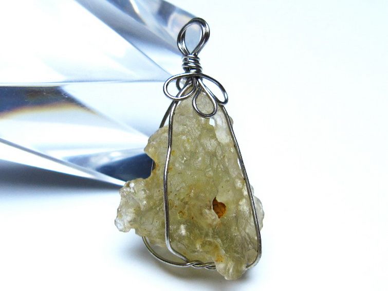 リビアングラス ペンダント [t298-795] 2枚目