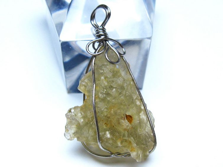 リビアングラス ペンダント [t298-795] 3枚目