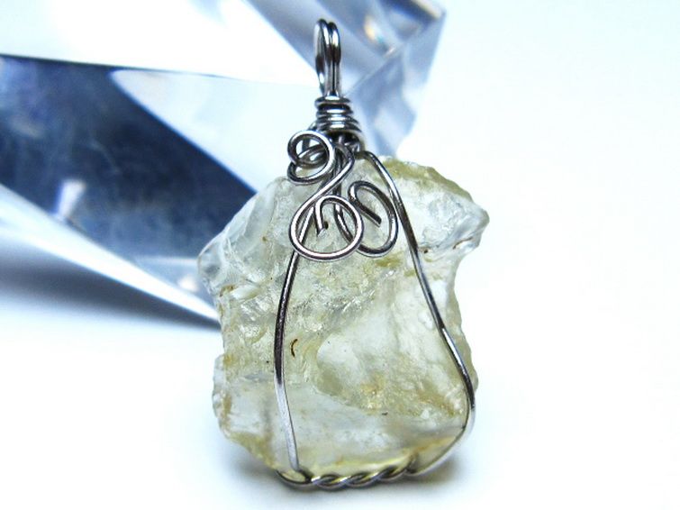 リビアングラス ペンダント [t298-803] 2枚目