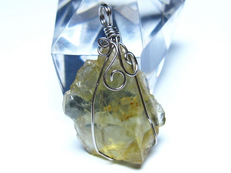 リビアングラス ペンダント [t298-810] 3枚目