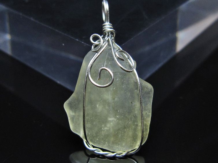 リビアングラス ペンダント [t298-828] 2枚目