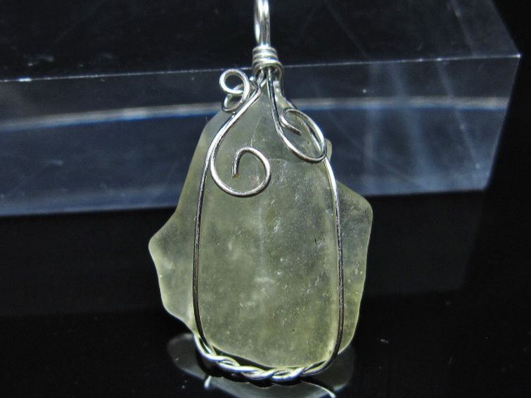 リビアングラス ペンダント [t298-828] 3枚目