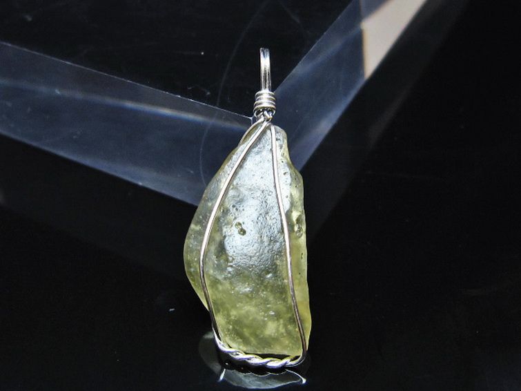 リビアングラス ペンダント [t298-853] 2枚目