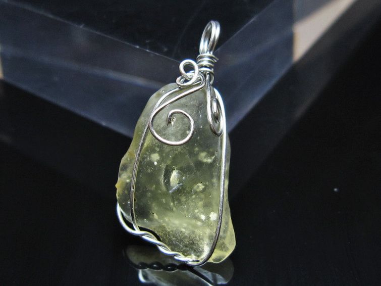 リビアングラス ペンダント [t298-875] 2枚目