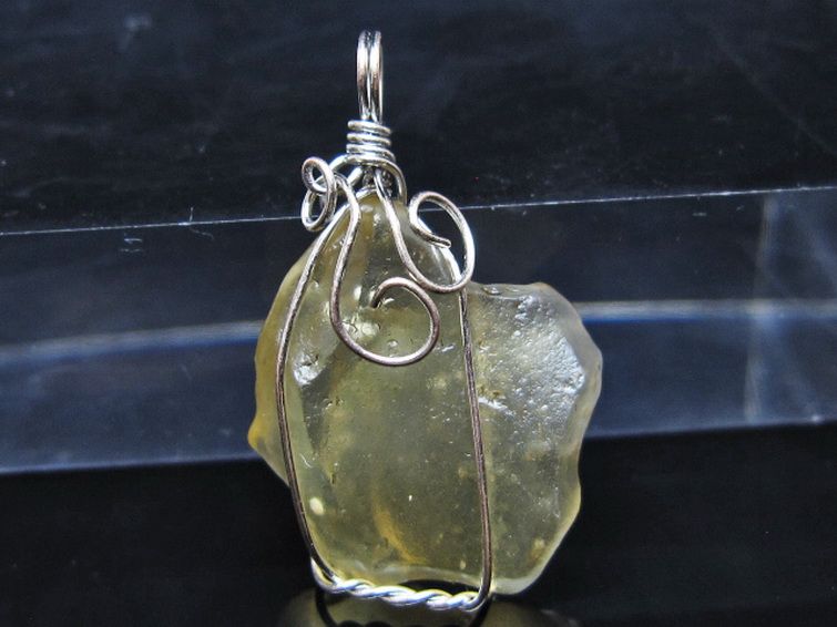 リビアングラス ペンダント [t298-880] 3枚目