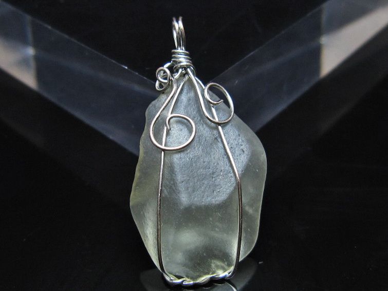 リビアングラス ペンダント [t298-919] 2枚目