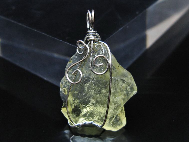 リビアングラス ペンダント [t298-959] 2枚目