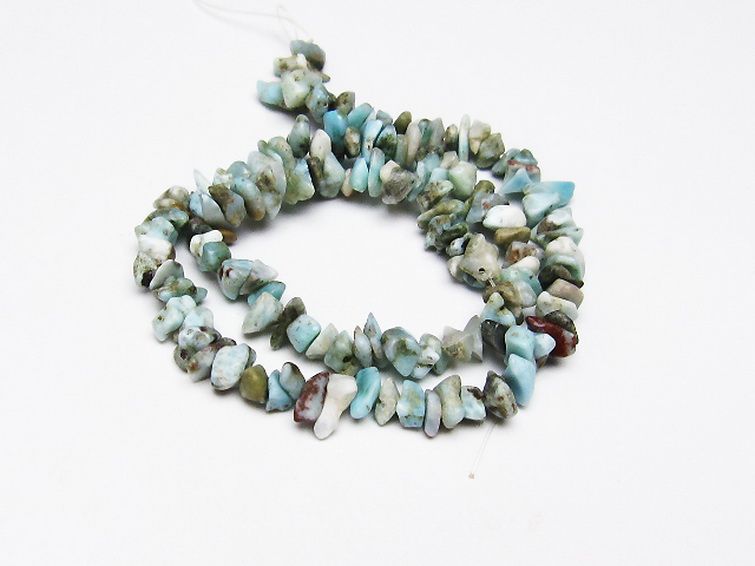 ラリマー 一連 ビーズ 0mm [t301-803] 1枚目