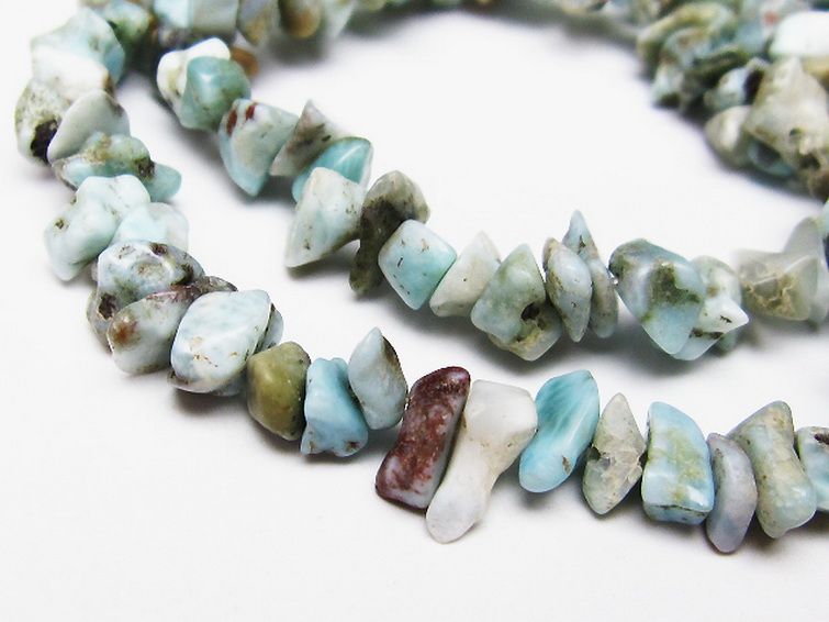 ラリマー 一連 ビーズ 0mm [t301-803] 2枚目