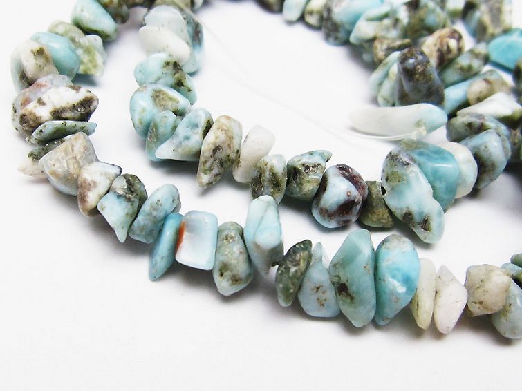 ラリマー 一連 ビーズ 0mm [t301-805] 2枚目