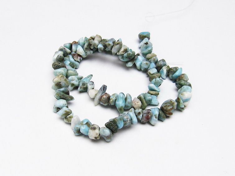 ラリマー 一連 ビーズ 0mm [t301-812] 1枚目