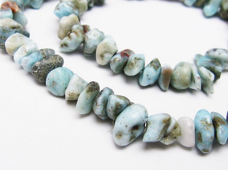 ラリマー 一連 ビーズ 0mm [t301-812] 2枚目