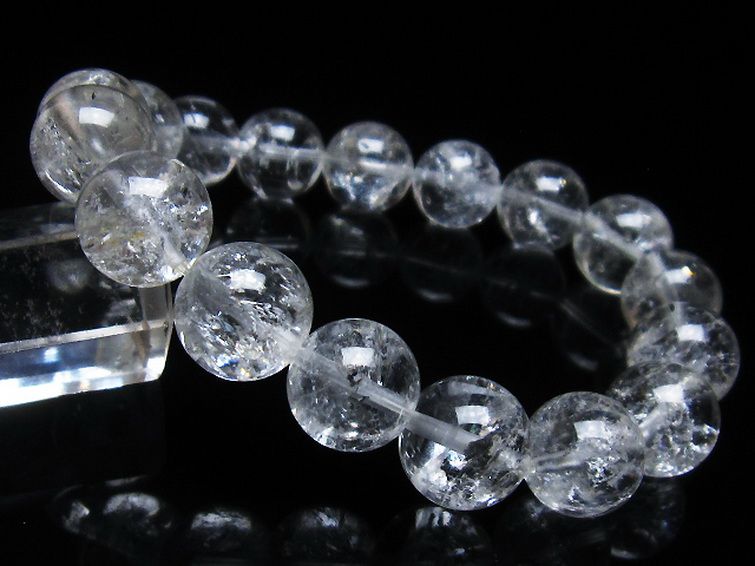 アイリスクォーツ 虹入り レインボー水晶 ブレスレット 12mm [t303-1537] 1枚目