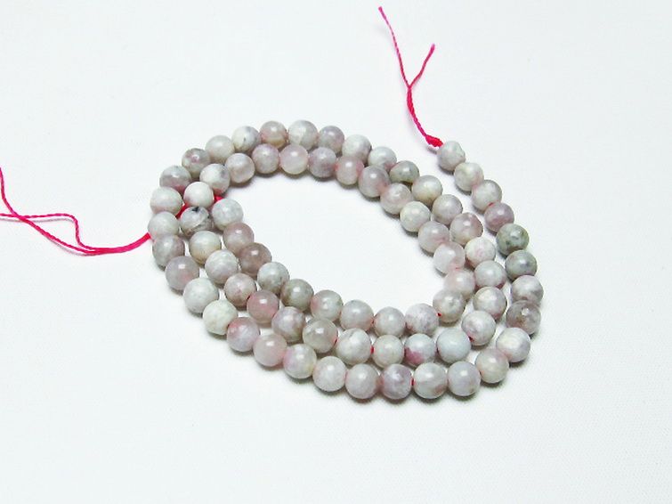 ピンク トルマリン ビーズ 一連 6mm [T304-3134] 1枚目