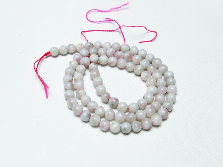 ピンク トルマリン ビーズ 一連 5mm [T304-3139] 1枚目