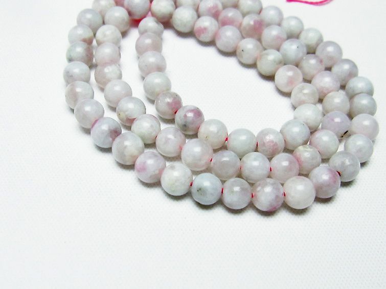 ピンク トルマリン ビーズ 一連 5mm [T304-3139] 2枚目