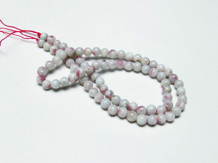 ピンク トルマリン ビーズ 一連 5mm [T304-3142] 3枚目