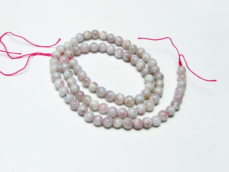 ピンク トルマリン ビーズ 一連 5mm [T304-3144] 1枚目