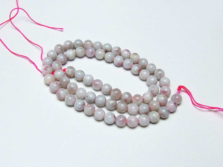 ピンク トルマリン ビーズ 一連 6mm [T304-3230] 1枚目