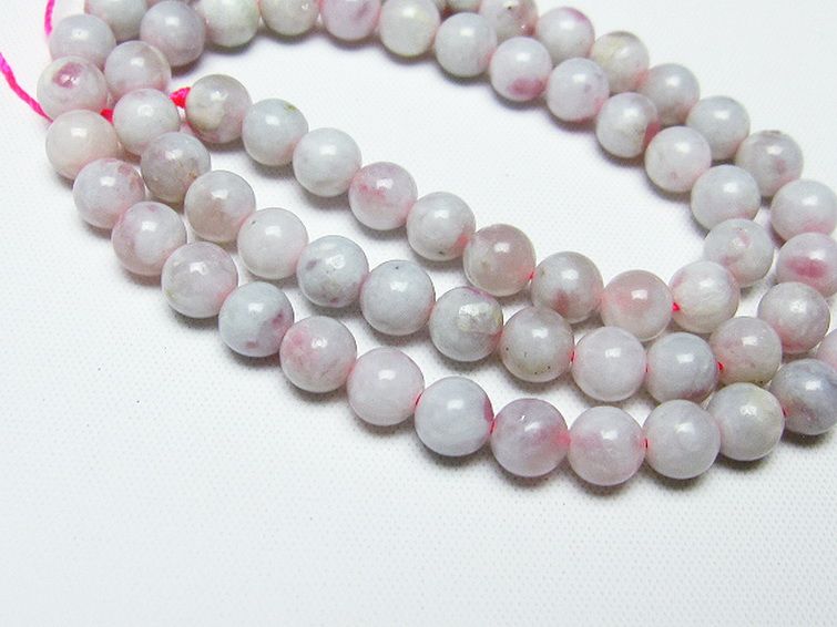 ピンク トルマリン ビーズ 一連 6mm [T304-3230] 2枚目