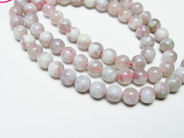 ピンク トルマリン ビーズ 一連 6mm [T304-3236] 2枚目