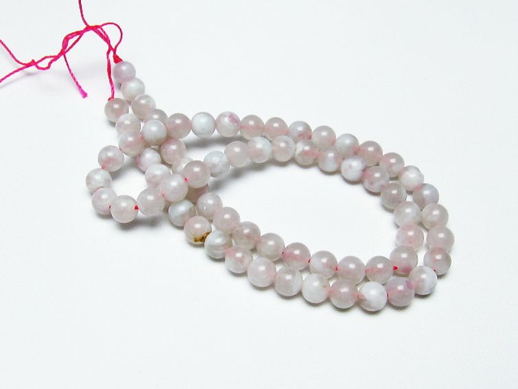 ピンク トルマリン ビーズ 一連 6mm [T304-3245] 3枚目