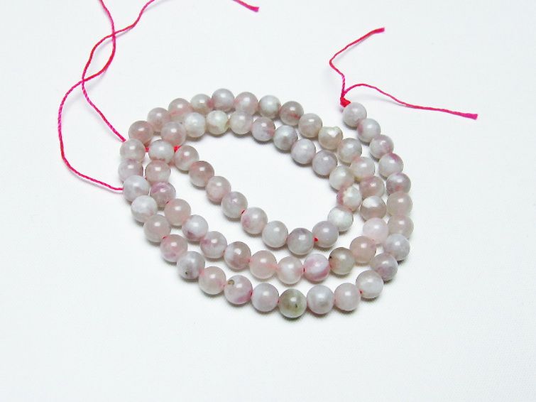 ピンク トルマリン ビーズ 一連 6mm [T304-3252] 1枚目