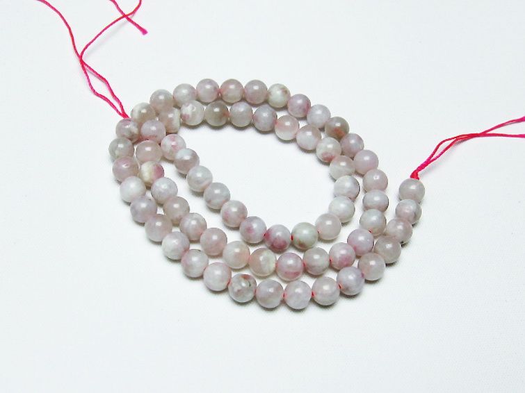 ピンク トルマリン ビーズ 一連 6mm [T304-3253] 1枚目