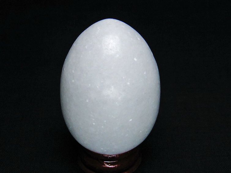 漢白玉たまご 置物 [t306-2760] 3枚目