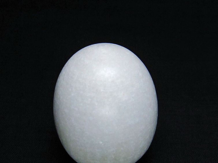 漢白玉たまご 置物 [t306-2769] 2枚目