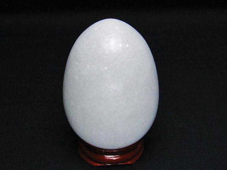 漢白玉たまご 置物 [t306-2784] 3枚目