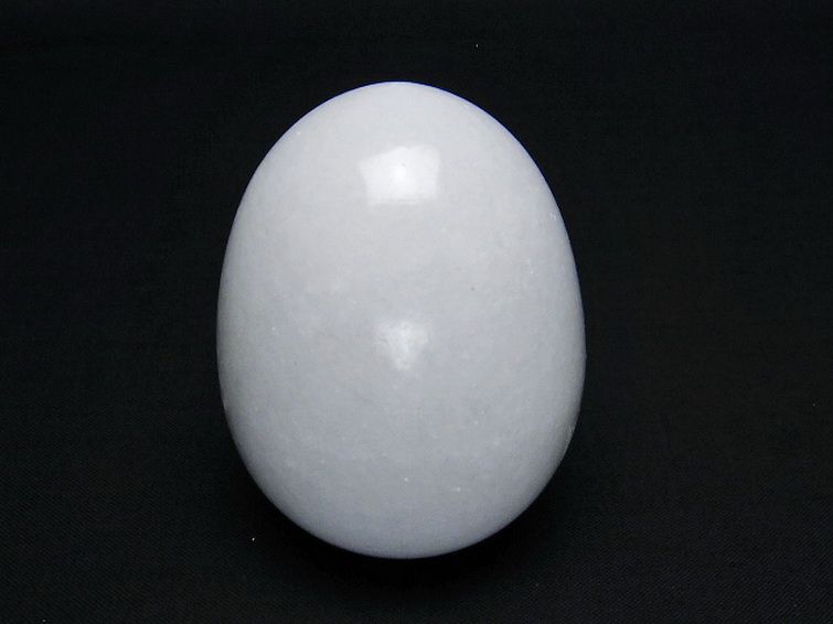 漢白玉たまご 置物 [t306-2839] 1枚目