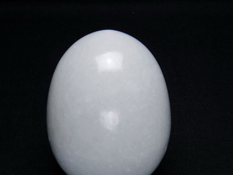 漢白玉たまご 置物 [t306-2839] 2枚目