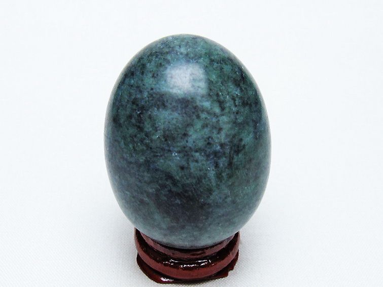 インド翡翠 たまご 置物 [t306-2846] 3枚目
