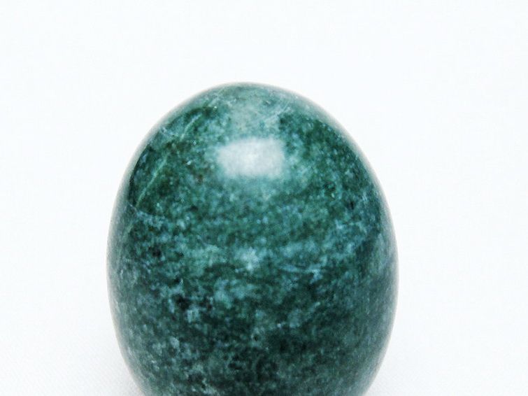 インド翡翠 たまご 置物 [t306-2851] 2枚目