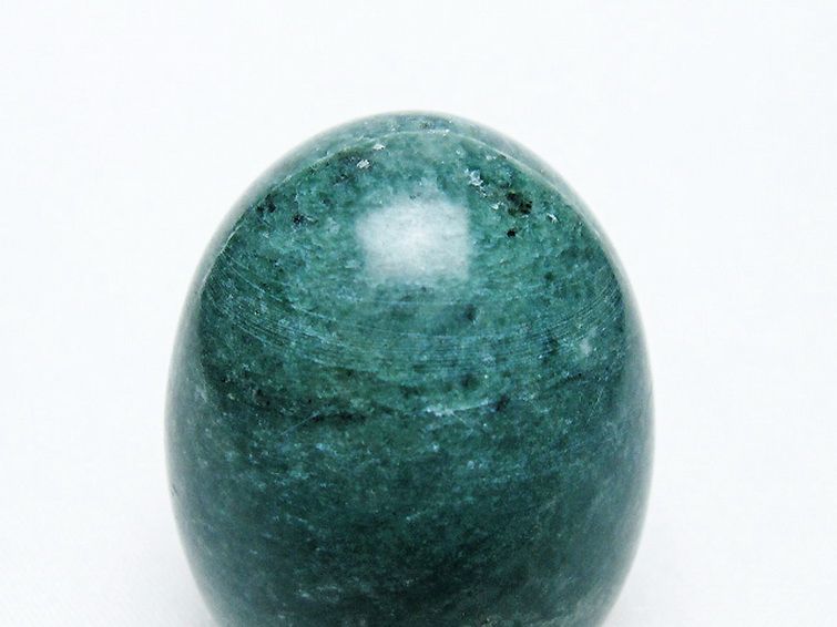 インド翡翠 たまご 置物 [t306-2857] 2枚目