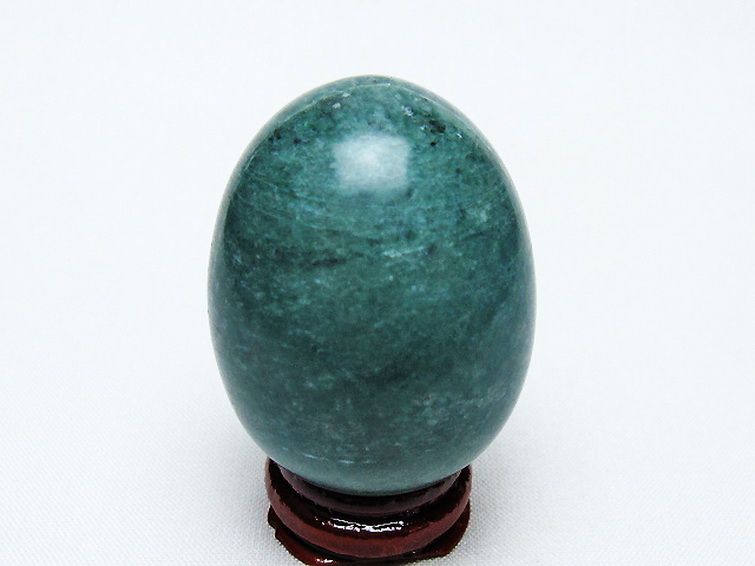 インド翡翠 たまご 置物 [t306-2857] 3枚目