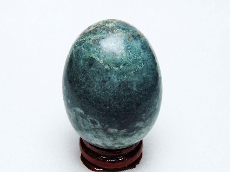 インド翡翠 たまご 置物 [t306-2858] 3枚目