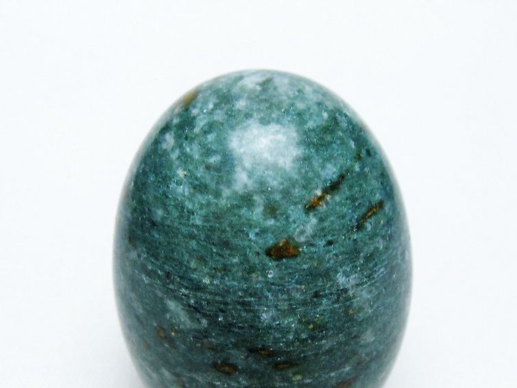 インド翡翠 たまご 置物 [t306-2860] 2枚目