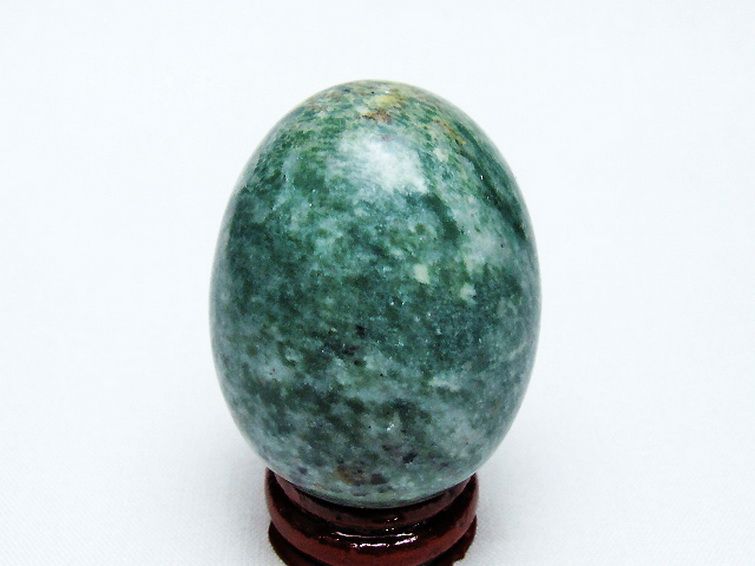 インド翡翠 たまご 置物 [t306-2862] 3枚目