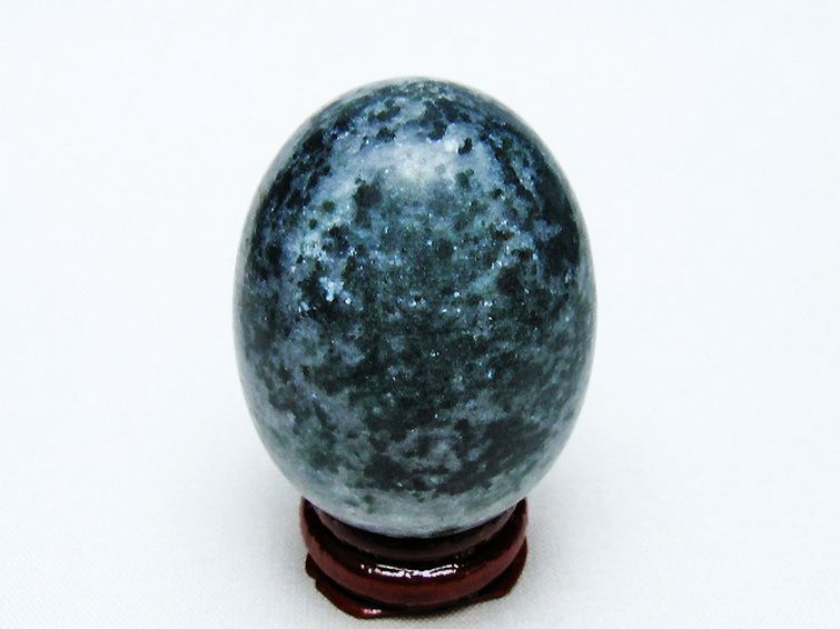 インド翡翠 たまご 置物 [t306-2868] 3枚目