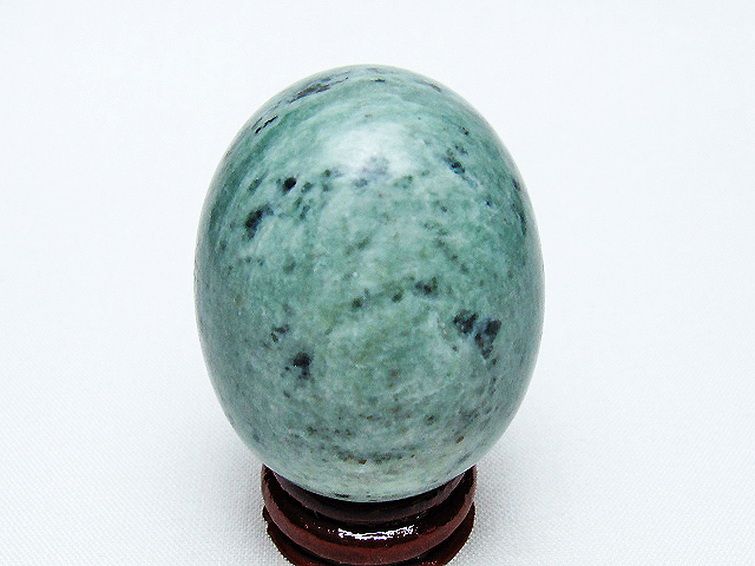 インド翡翠 たまご 置物 [t306-2872] 3枚目
