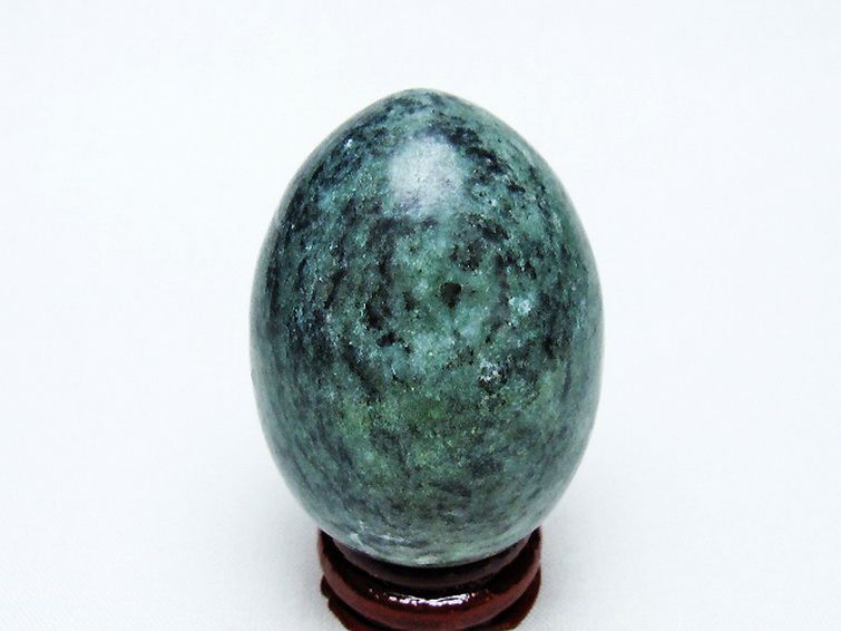 インド翡翠 たまご 置物 [t306-2873] 3枚目