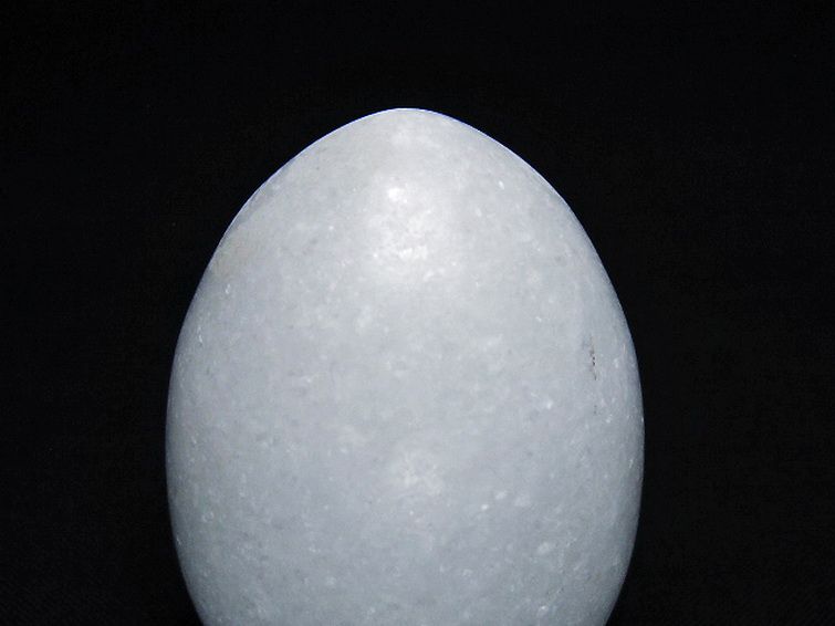 漢白玉たまご 置物 [t306-2944] 2枚目