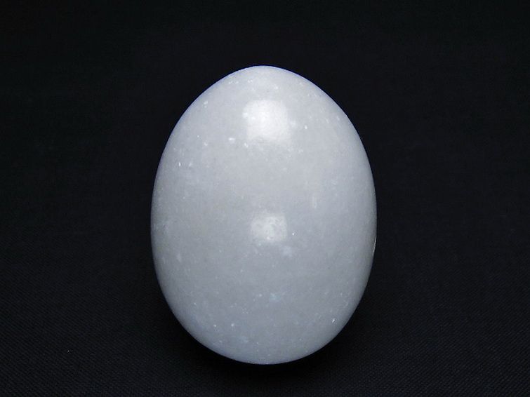 漢白玉たまご 置物 [t306-2945] 1枚目
