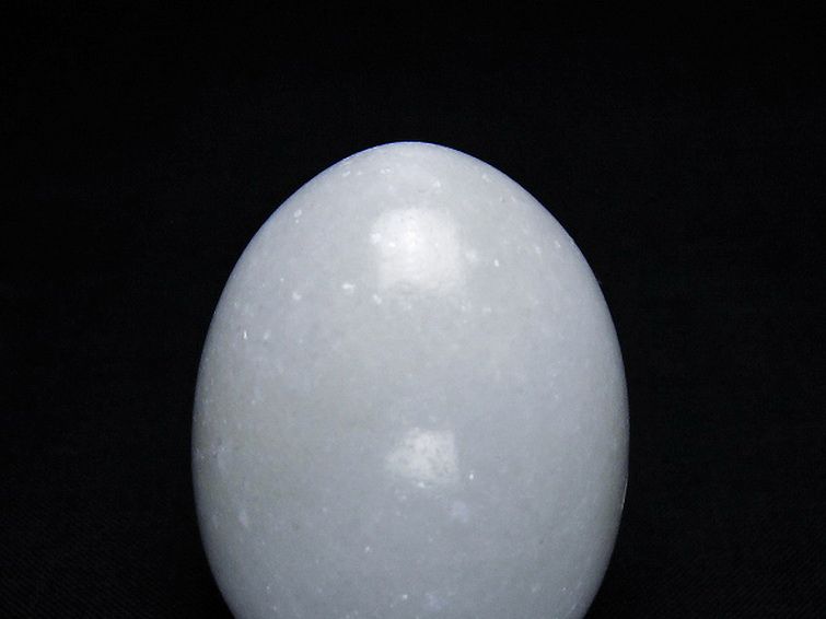 漢白玉たまご 置物 [t306-2945] 2枚目