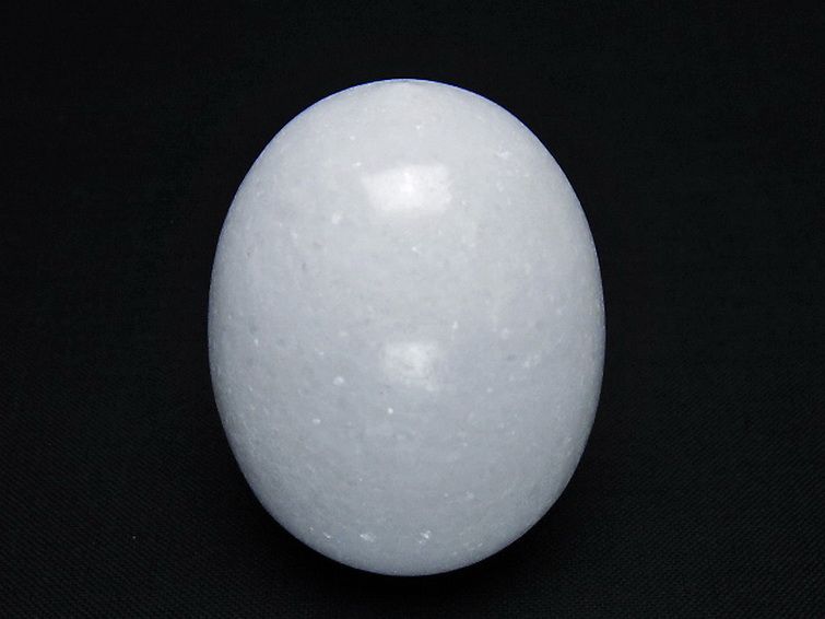 漢白玉たまご 置物 [t306-2953] 1枚目